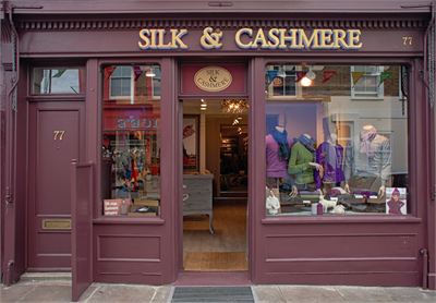 Silk and Cashmere'in Londra Notting Hill'deki mağazası...